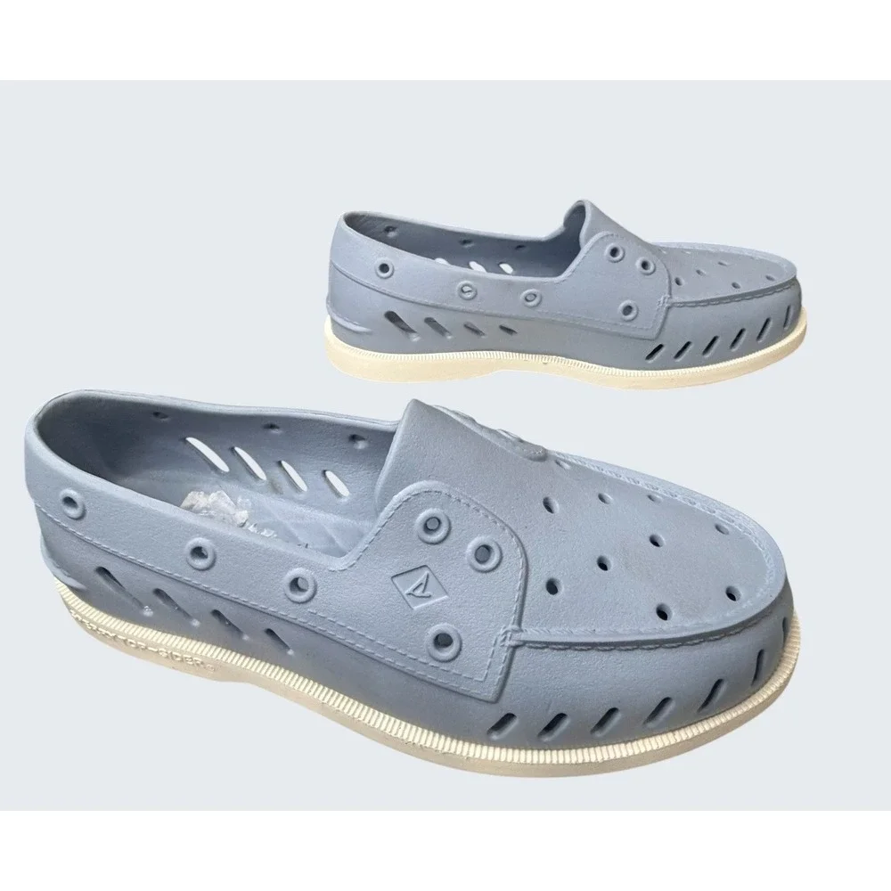Sperry Authentic Original Float Boat Shoe Unisex W9 M7 Light Blue EVA Breathable